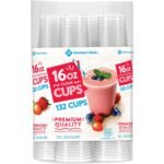 Member's Mark Clear Plastic Cups, 16 oz. (132 ct.)