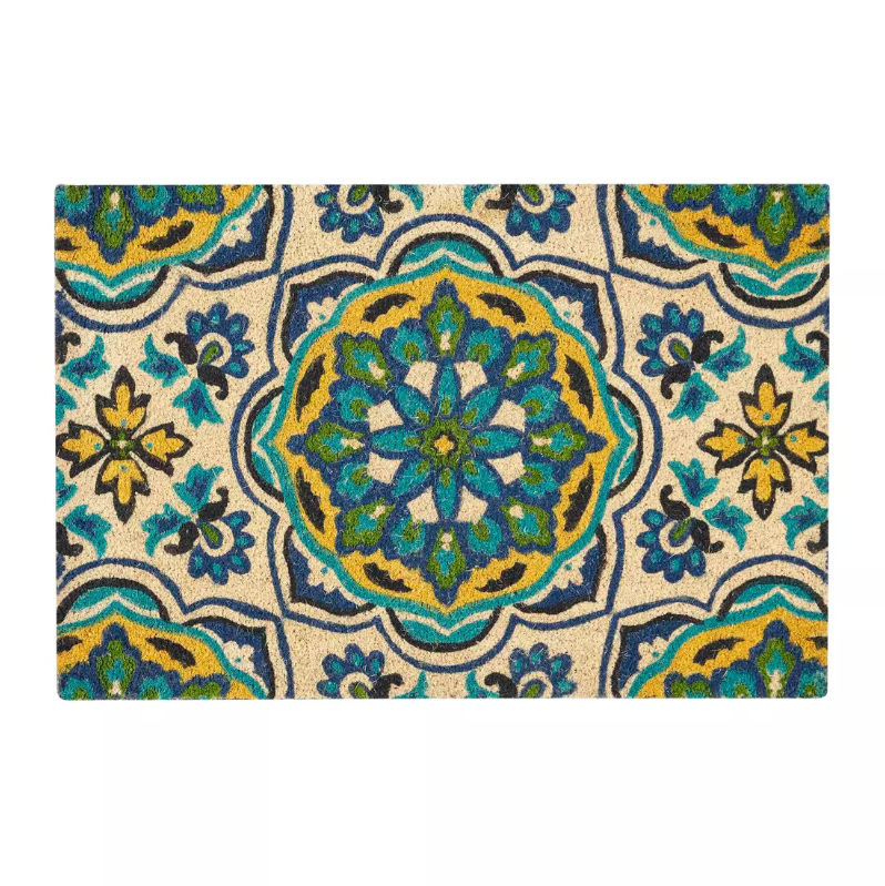 11.1_e781268d-d77a-4e24-b87e-eb5926ad13f8.png Waverly Greetings 2' x 3' Indoor/Outdoor Doormat - Ivory - Image 1