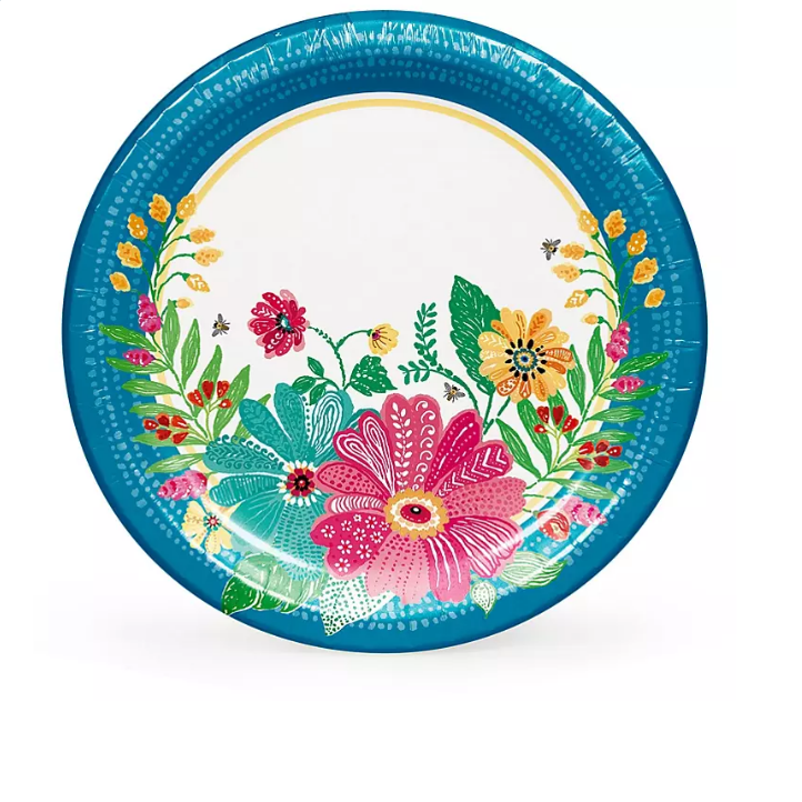 16.1_55b20fd7-452a-4f8a-a8a5-04516f9eaecf.png Member's Mark Pretty Petals Paper Plates, 10" (85 ct.) - 图片 1