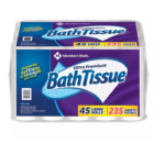 Member's Mark Ultra Premium Soft & Strong Toilet Paper, 2-Ply (235 sheets, 45 rolls)