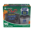 Member's Mark 39 Gallon Power-Guard Drawstring Yard Trash Bags (90 ct.)