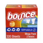 Bounce Outdoor Fresh Dryer Sheets, 2 pk./160 ct.