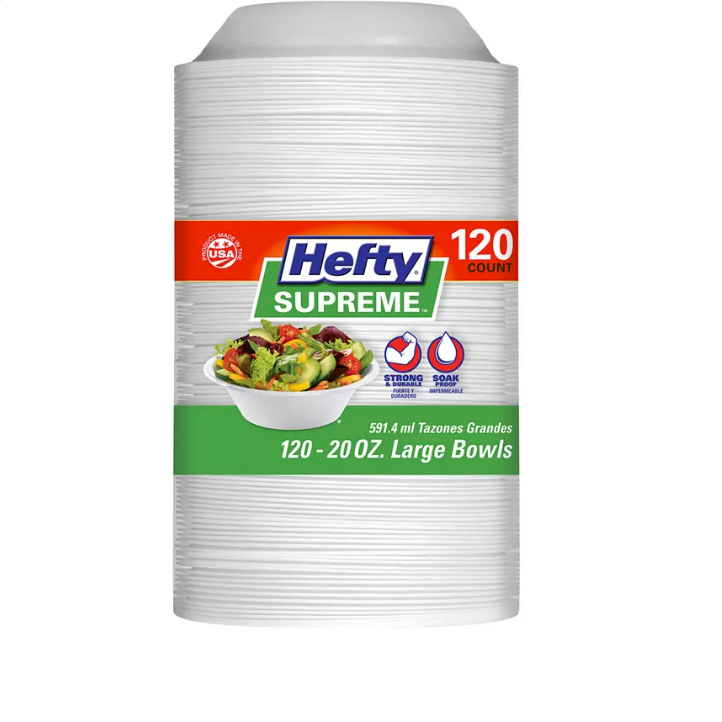 21.1_3516aa9f-4549-463c-a3a7-d8b2b460768e.png Hefty Supreme Large Foam Bowls (20 oz., 120 ct.) - 图片 1