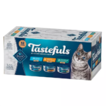Blue Buffalo Tastefuls Pate Wet Cat Food, Variety Pack (5.5 oz., 32 ct.)