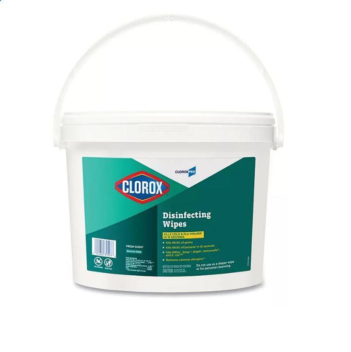 33.1_558fd2e1-2fe3-4137-94c9-ff9d6d53fb1c.png Clorox Bleach-Free Disinfecting Wipes, Fresh Scent (700 ct. bucket) - 图片 1