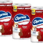 A Charmin Ultra Strong Clean Touch Toilet Paper, 30 Family Mega Rolls = 150 Regular Rolls